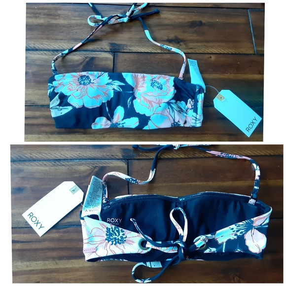 Roxy Beach Classics Underwired Bandeau Bikini Top - Picture 4 of 4